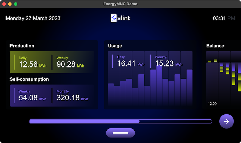 Energy Monitor Demo Screenshot