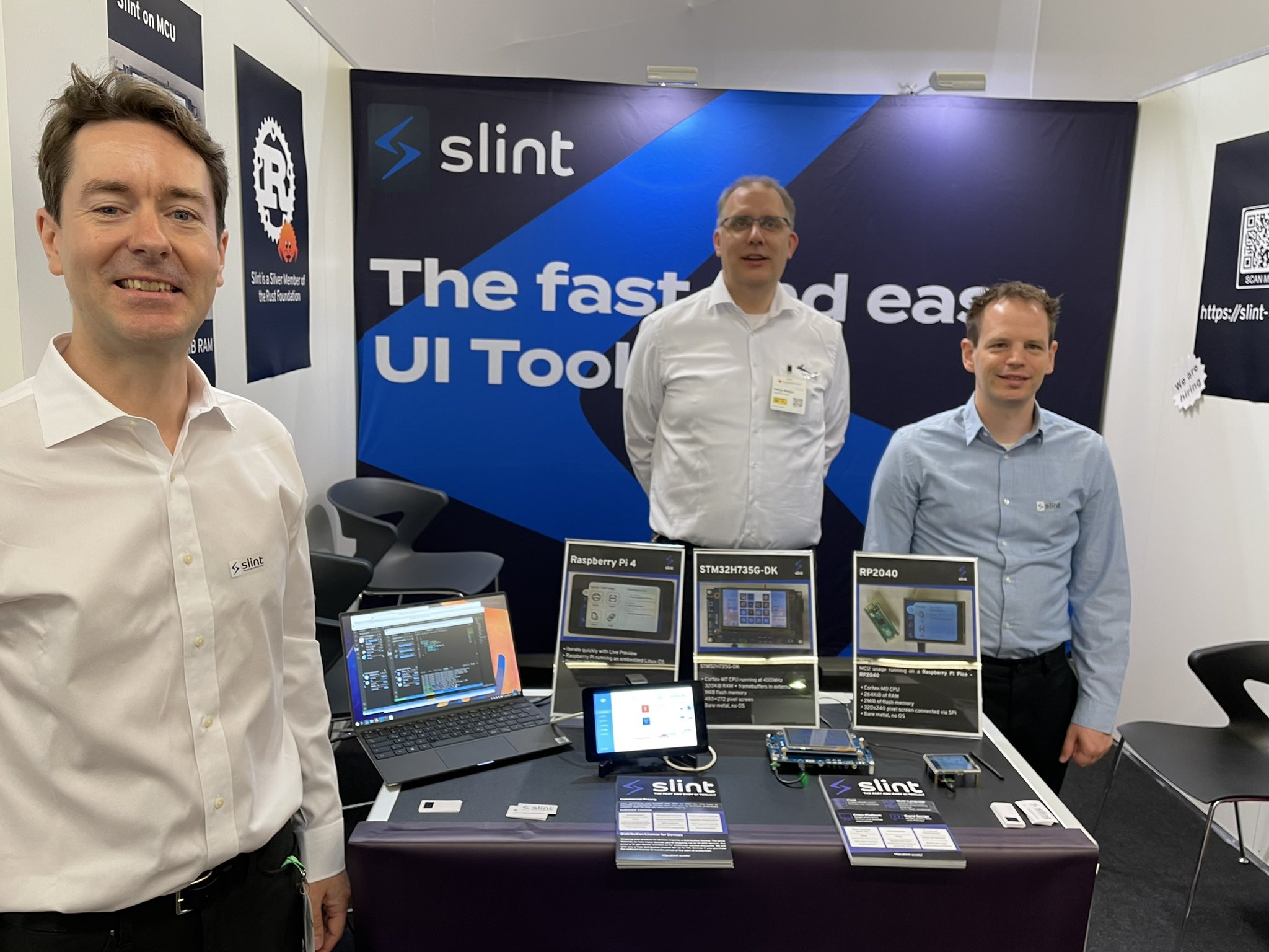 Slint booth at Embedded World 2022